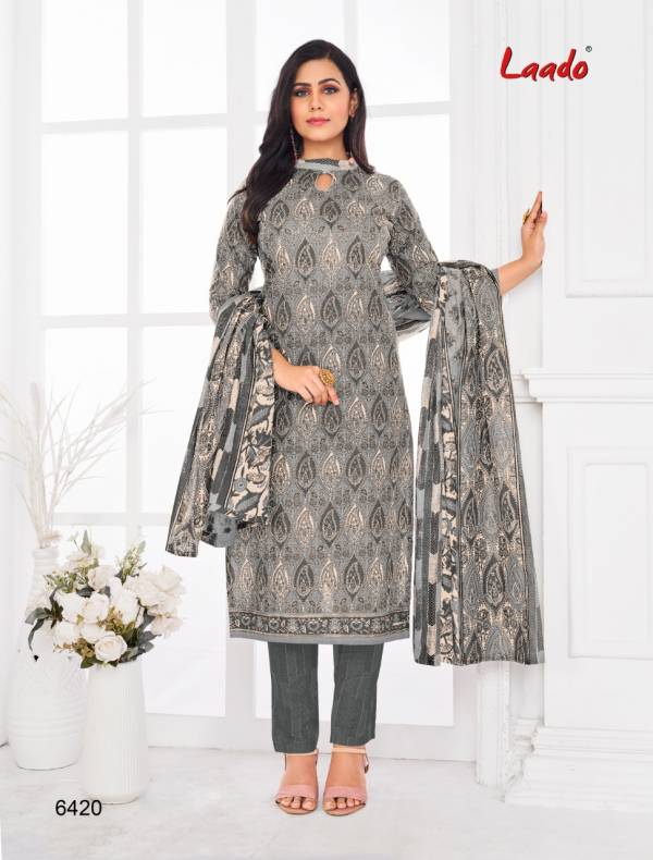 Laado 64 Cotton Printed Latest Designer Casual Wear Dress Material Collection